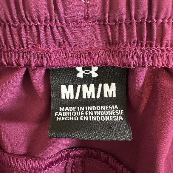Under Armour Project Rock Shorts Men's Medium Purple Ultimate 5" Training Gym - Picture 10 of 11